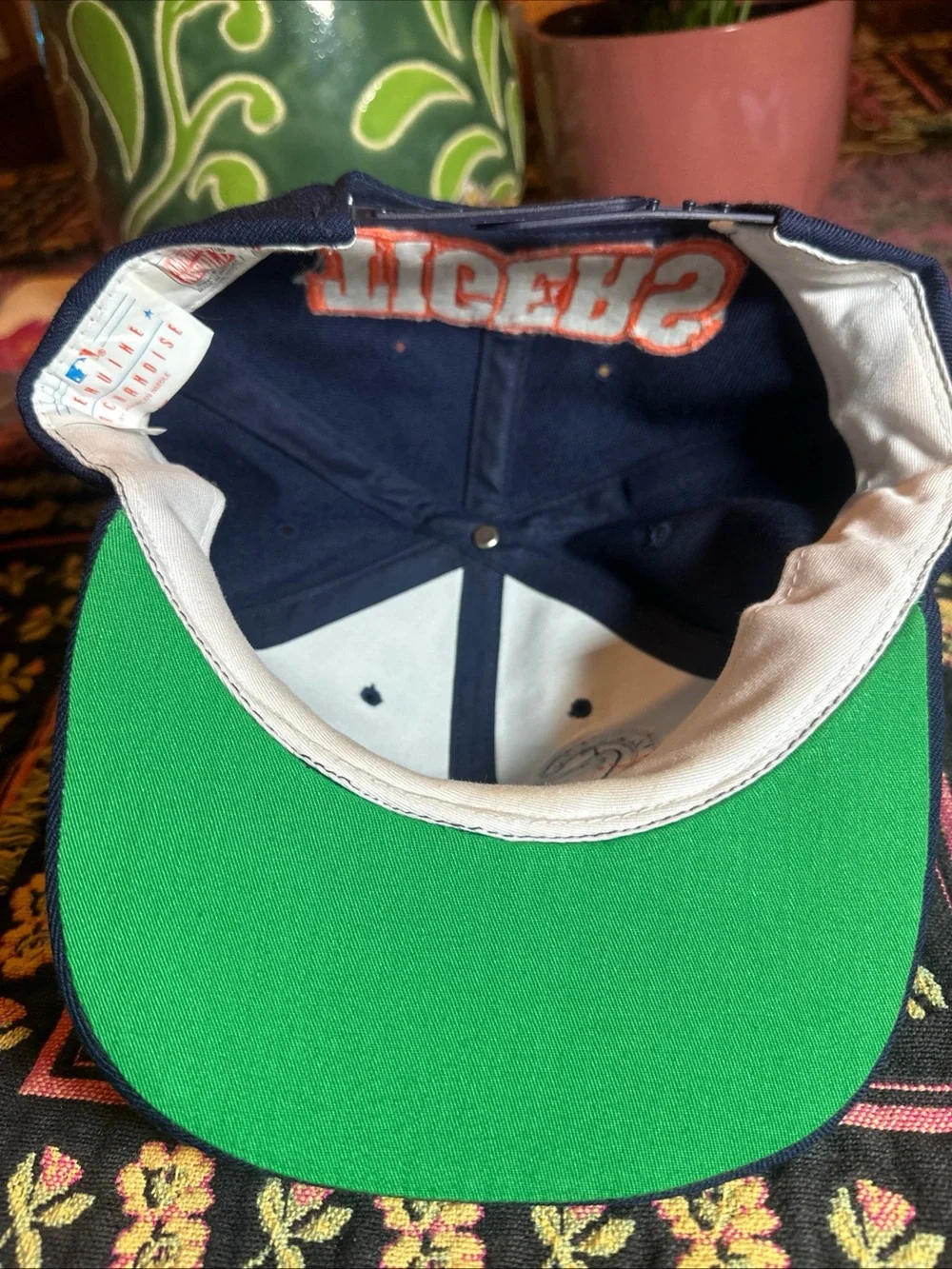 Rare Vintage Detroit Tigers Wool SnapBack hat American needle Embroidered Brim